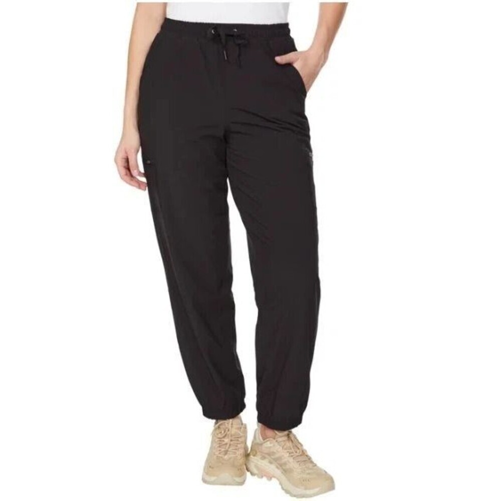 Merrell Womens Lined Jogger Pants Large Black Outdoor Fleece Comfort Fit Hiking - Picture 2 of 4